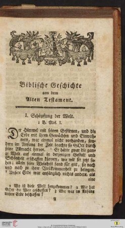 Biblische Geschichten aus dem Alten Testament