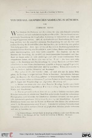 8: Von der Kgl. Graphischen Sammlung in München