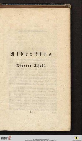 Vierter Theil