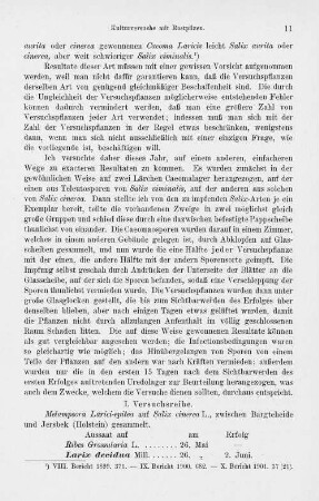 I. Versuchsreihe.
