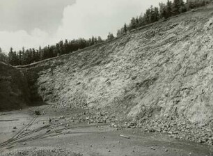 Geisingberg, Basaltbruch. Blick nach Süden