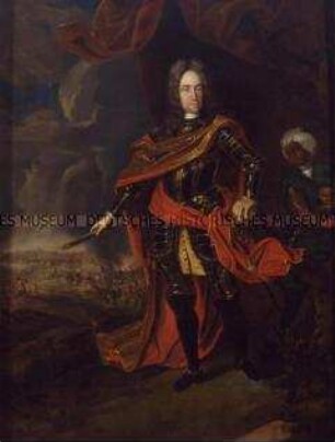 Kaiser Karl VI. als Heerführer mit Kommandostab (1711-1740)