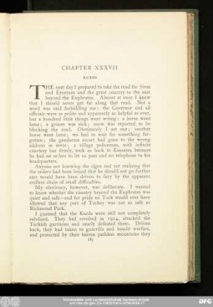 Chapter XXXVII Kurds