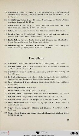 Porzellane (Nr. 246-295)
