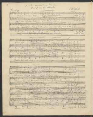 Das verlassene Mädchen; Coro femminile; As-Dur
