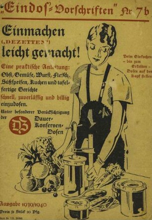 Einmachen ('Dezetten') leicht gemacht!