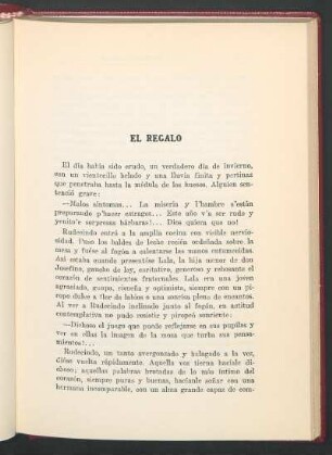 El regalo