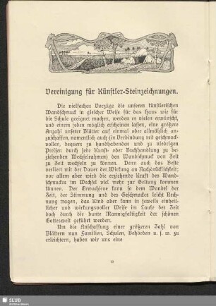 Vereinigung für Künstler-Steinzeichnungen
