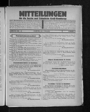 Jahrgang 1930, Hamburg, den 7. Dezember, Nummer 49
