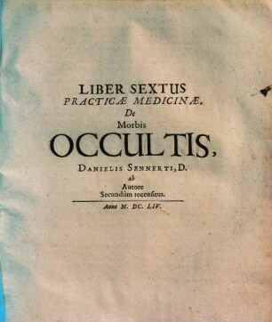 Liber ... Practicae Medicinae, 6.
