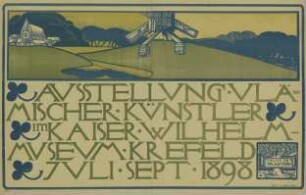 Ausstellung flämischer Künstler im Kaiser-Wilhelm-Museum Krefeld