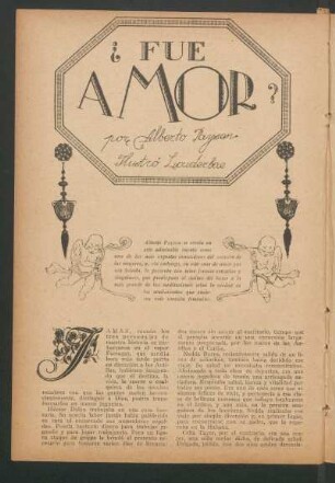 ¿Fué amor? : Ilustró Londerbac