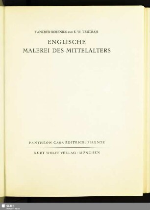 Englische Malerei des Mittelalters