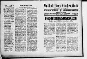Katholisches Kirchenblatt für das Sauerland und Südwestfalen. 1931-1935