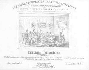 Der erste Lehrmeister im Clavier-Unterricht : eine theoretische praktische Anleitung, das Clavier leicht und sicher spielen zu lernen : III Theile, 3