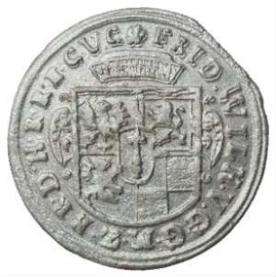 Fundmünze, 1/12 Taler, 2 Groschen, 1653