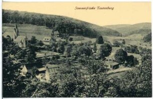 Tautenburg. Blick auf Tautenburg