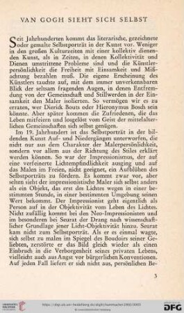 Van Gogh sieht sich selbst