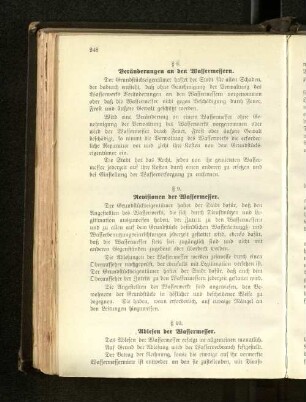 § 10. Ablesen der Wassermesser.