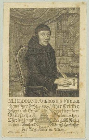 Bildnis des Ferdinand Ambrosius Fidler
