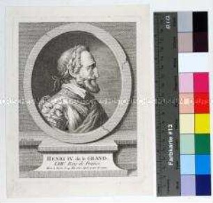 Porträt des Henri IV. König von Frankreich und Navarra