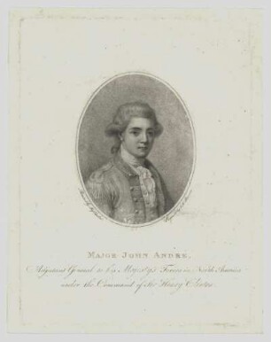 Porträt von Major André