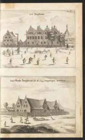 Das Zeughaus. und das Newe Zeughaus so Ao. 1644. angeleget worden.