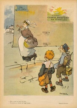 - Elle a reçu un coup de pied... - J'connais ca, maman est sage-femme...