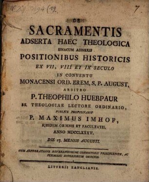 De sacramentis adserta theol.
