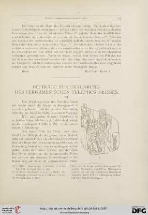 3: Beiträge zur Erklärung des Pergamenischen Telephos-Frieses, 3-5
