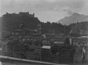 Stadtansicht : Blick auf die Stadt Salzburg