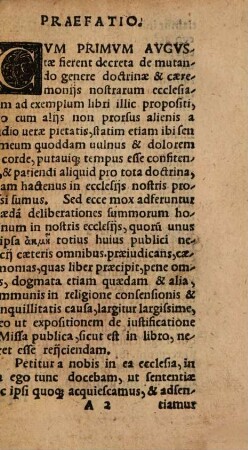 Dispvtatio De Adiaphoris & mutatione praesentis status pie constitutarum ecclesiarum : Cvm Praefatione