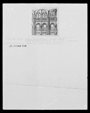 Saint-Étienne in Sens: Aufriss