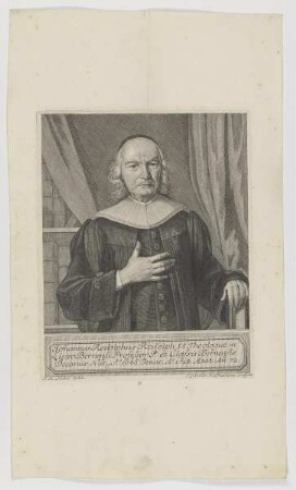 Bildnis des Johann Rodolph