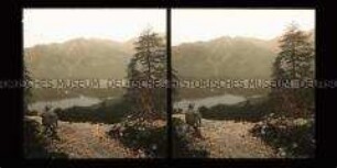 Blick zum Eibsee bei Ehrwald