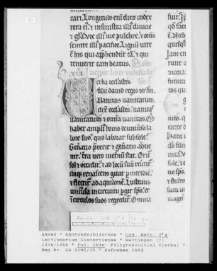 Lectionarium Cisterciense: Textseite, fol. 161v