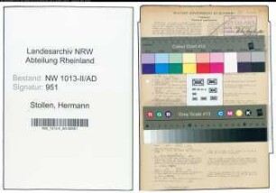 Entnazifizierung Hermann Stollen , geb. 15.10.1893 (Sparkassenobersekretaer)