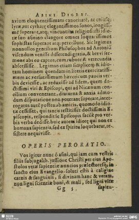 Operis Peroratio