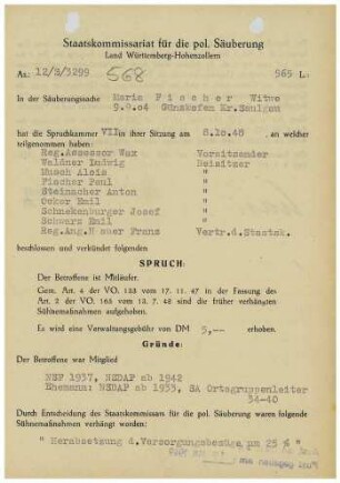 Fischer, Maria
