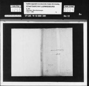 Rechnung des Ammanns Albert [Schriber] über die Ausgaben des Amts