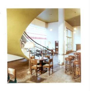 Dresden-Altstadt, Ernst-Thälmann-Straße 6. Restaurant "Szeged" (1961/1962; E. Petermann). Mokkabar