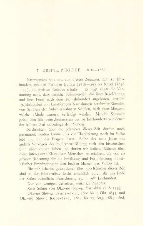 7. Dritte Periode. 1818-1853