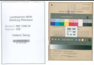 Entnazifizierung Georg Holland , geb. 15.09.1904 (Arzt)