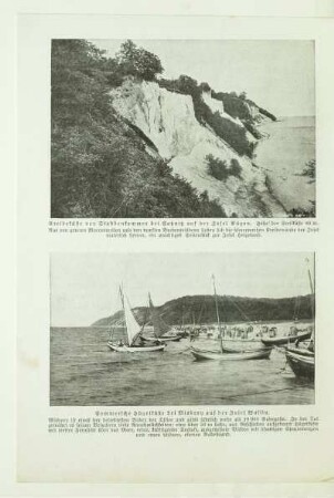 Kreideküste von Stubbenkammer bei Saßnitz auf der Insel Rügen