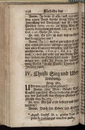IV. Christi Sieg und Uberwindung