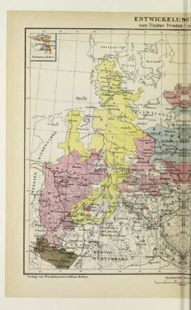 Entwickelung Preussens vom Tilsiter Frieden 1807 bis zur Gegenwart