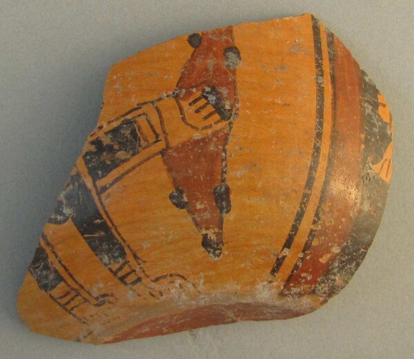 Fragment of a clay vessel