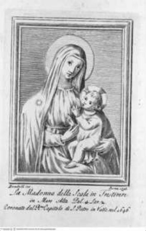 Raccolta delle Immagini della Beatissima Vergine ..., 3. Band, Tafel S. 15: Madonna della Scala