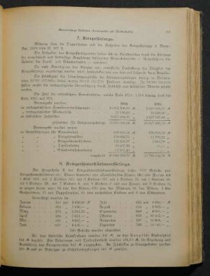 7. Kriegsfürsorge.