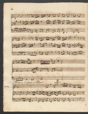 Sonaten. Auszüge; org; Es-Dur; BWV 525/1